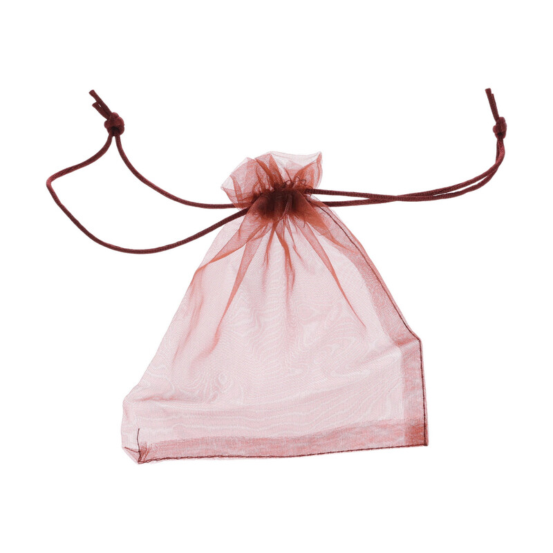 SÁČEK ORGANZA 12x15cm*HNĚDÁ