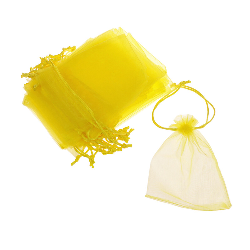 SÁČEK ORGANZA 12x15cm*ŽLUTÁ