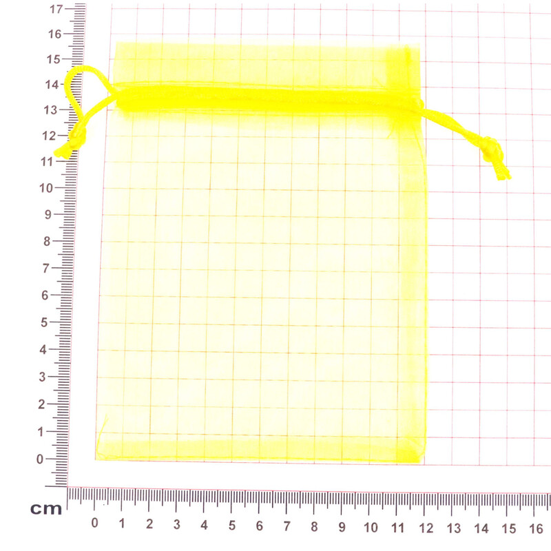 SÁČEK ORGANZA 12x15cm*ŽLUTÁ