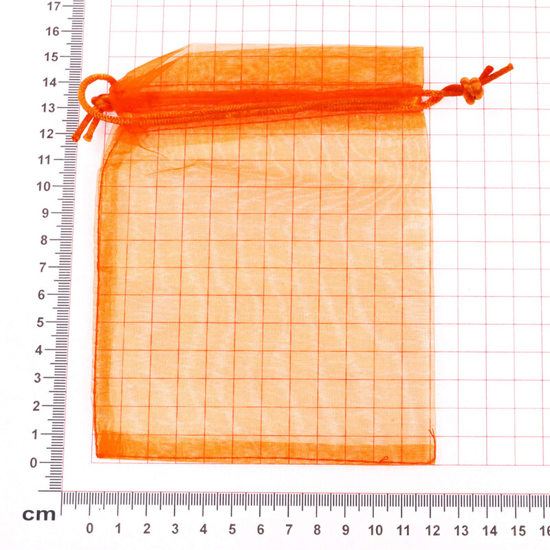 SÁČEK ORGANZA 12x15cm*ORANŽOVÁ