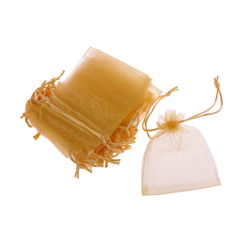 SÁČEK ORGANZA 10x13cm*ZLATÁ