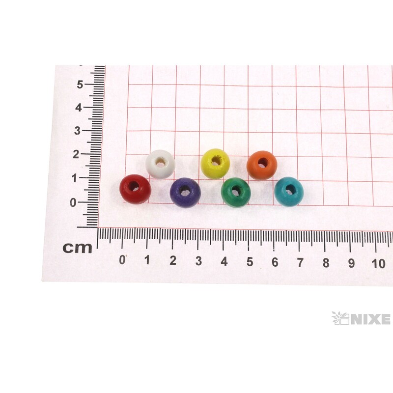 KORÁLKY 10mm 80ks*MIX BAREV