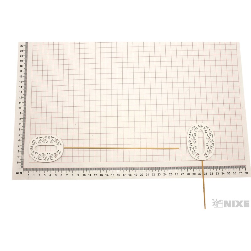 ZÁPICH ČÍSLO 0 10ks 6x26cm*BÍLÁ