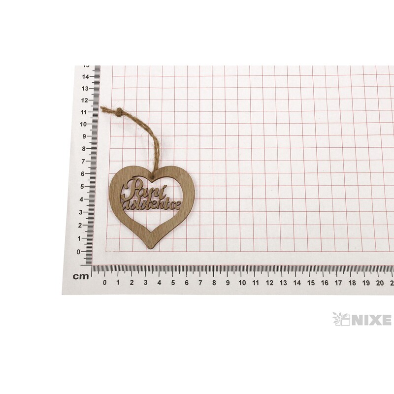 ZÁVĚS D ASISTENTKA 6,5cm 10ks*PŘÍRODNÍ