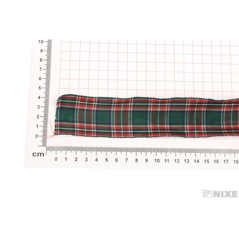 KOSTKOVÁ STUHA MTP 40mmx25m*ZELENÁ+ČERVENÁ 490102