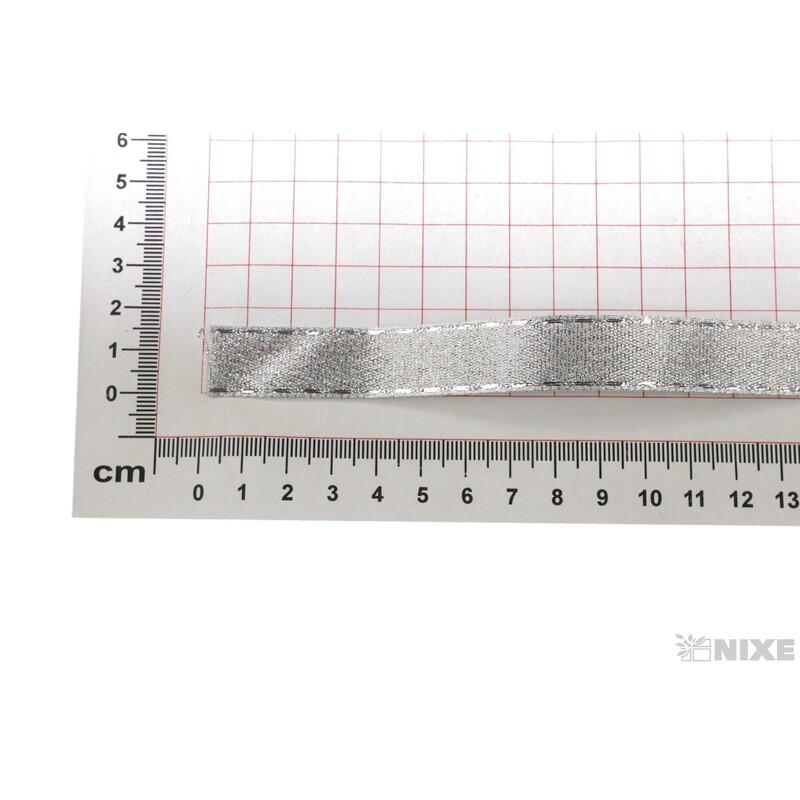 PLÁTNOVÁ STUHA MTP 15mmx10m*STŘÍBRNÁ 103100