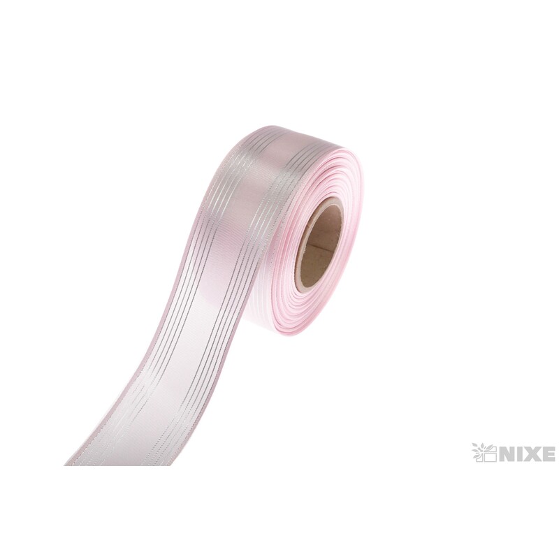 PLÁTNOVÁ STUHA MTP 40mmx25m*RŮŽOVÁ 108601