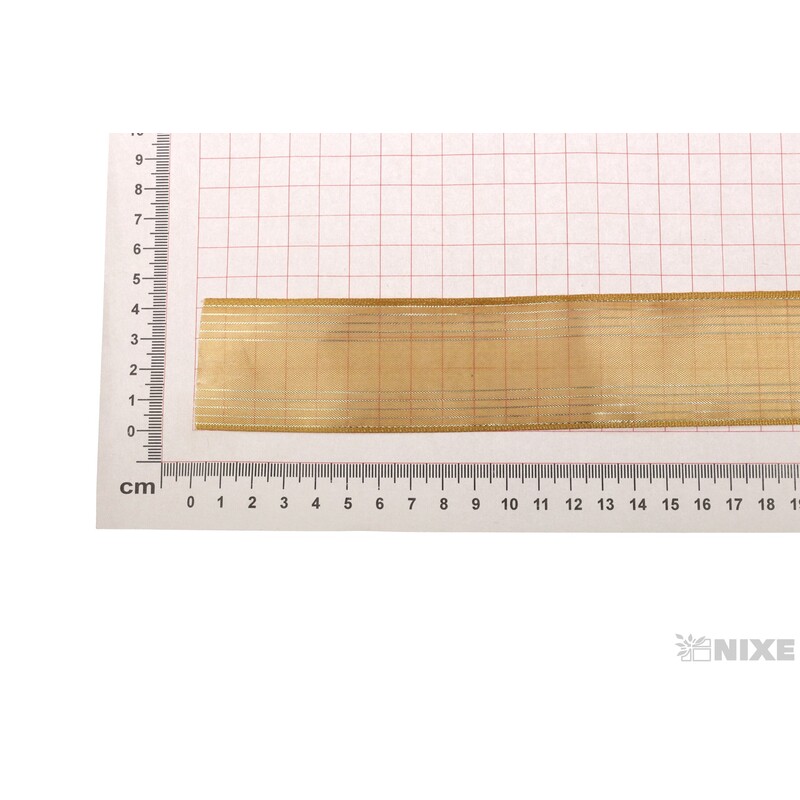 PLÁTNOVÁ STUHA MTP 40mmx25m*ZLATÁ 108742/1