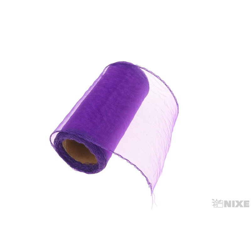 ORGANZA 11cmx10yd*FIALOVÁ TM. 044