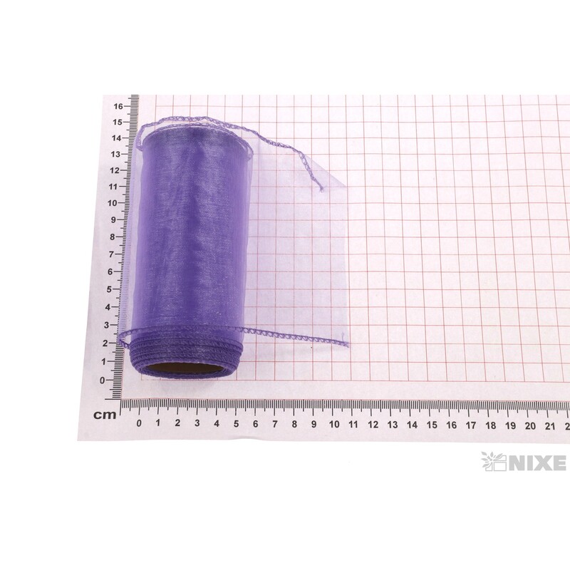 ORGANZA 11cmx10yd*FIALOVÁ SV. 039