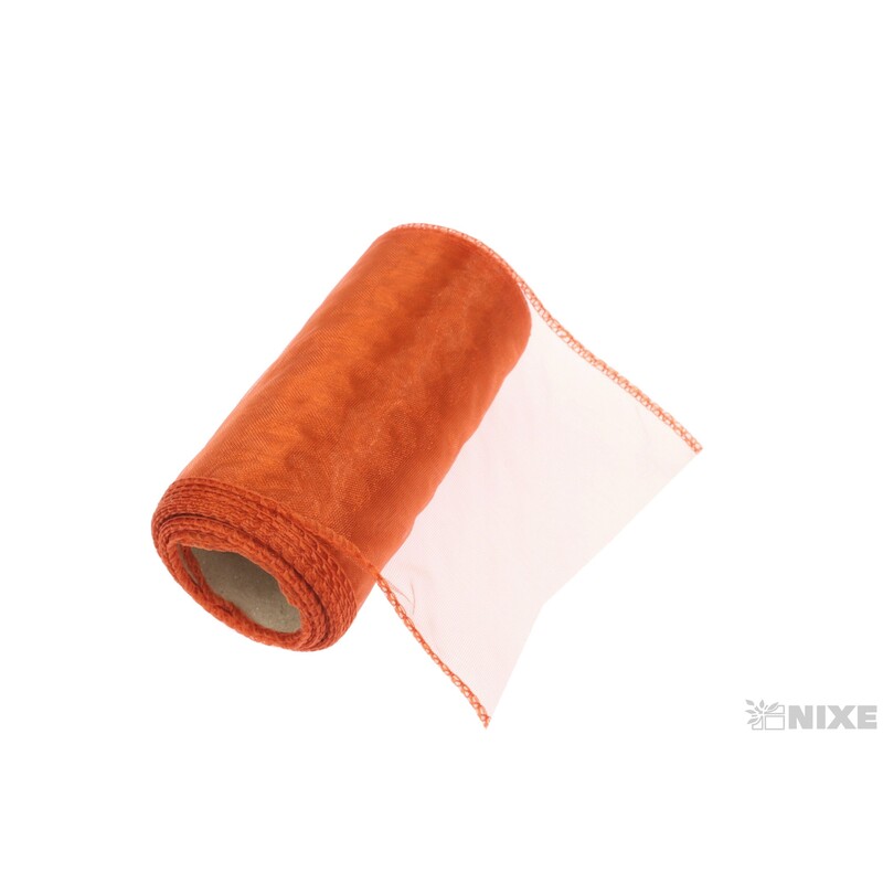 ORGANZA 11cmx10yd*MĚDENÁ