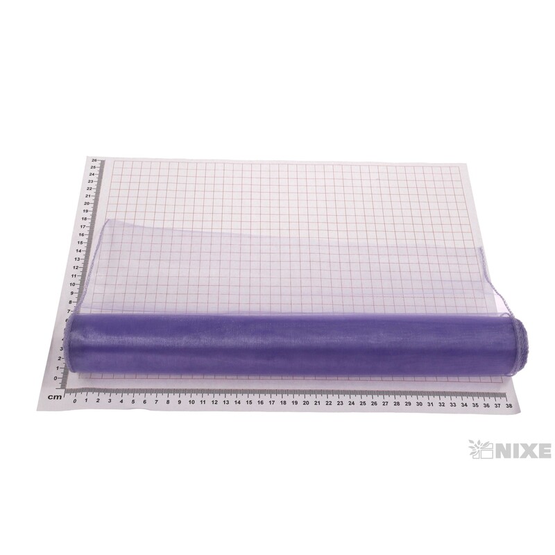 ORGANZA 39cmx8m*FIALOVÁ SV. 039