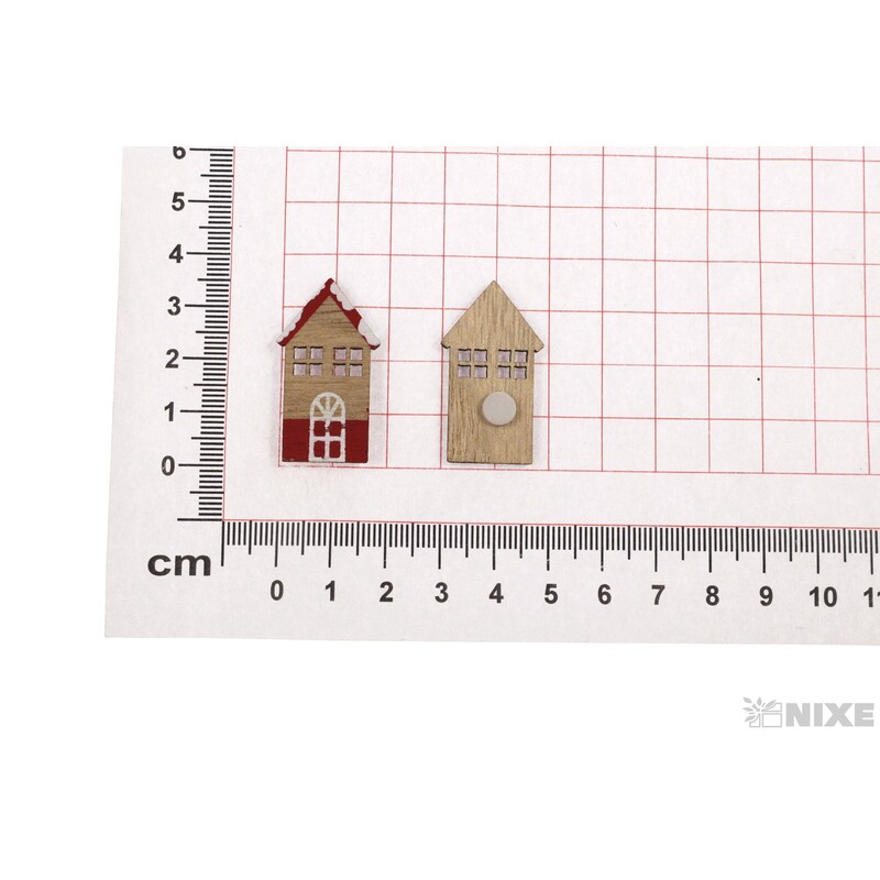 VÁNOCE NALEP 8ks 3cm*MIX BAREV