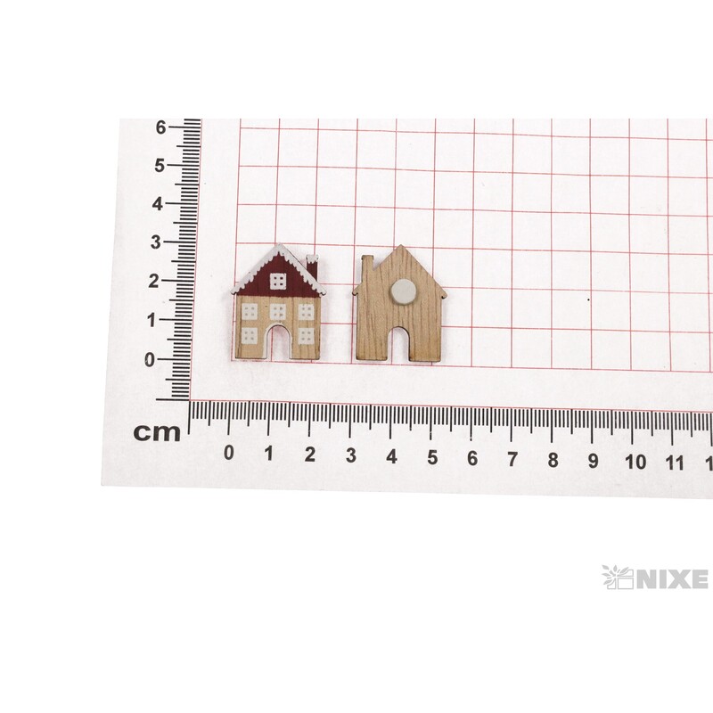 VÁNOCE NALEP 8ks 3cm*MIX BAREV