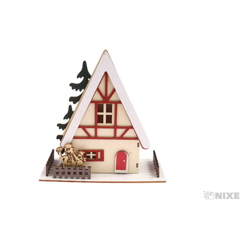 DOMEK 15x15cm*MIX BAREV