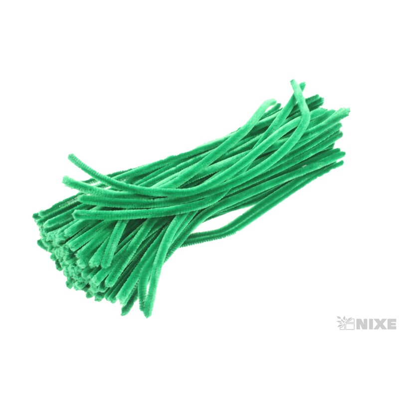 DRÁTEK ŽINYLKA 8mmx31cm 100ks*ZELENÁ TM.