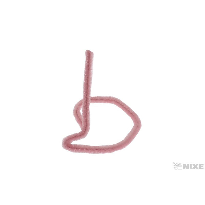 DRÁTEK ŽINYLKA 8mmx31cm 100ks*RŮŽOVÁ