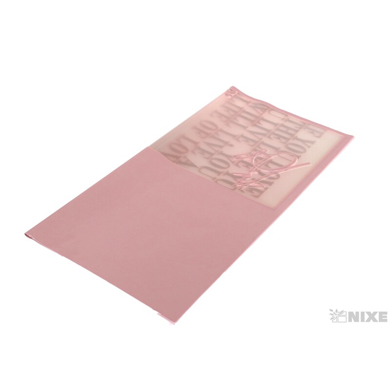 ARCH PLAST 58x60cm 20ks*RŮŽOVÁ