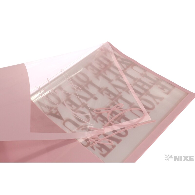 ARCH PLAST 58x60cm 20ks*RŮŽOVÁ