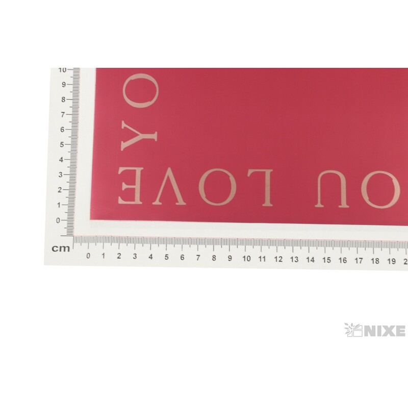 ARCH PLAST 58x60cm 20ks*ČERVENÁ