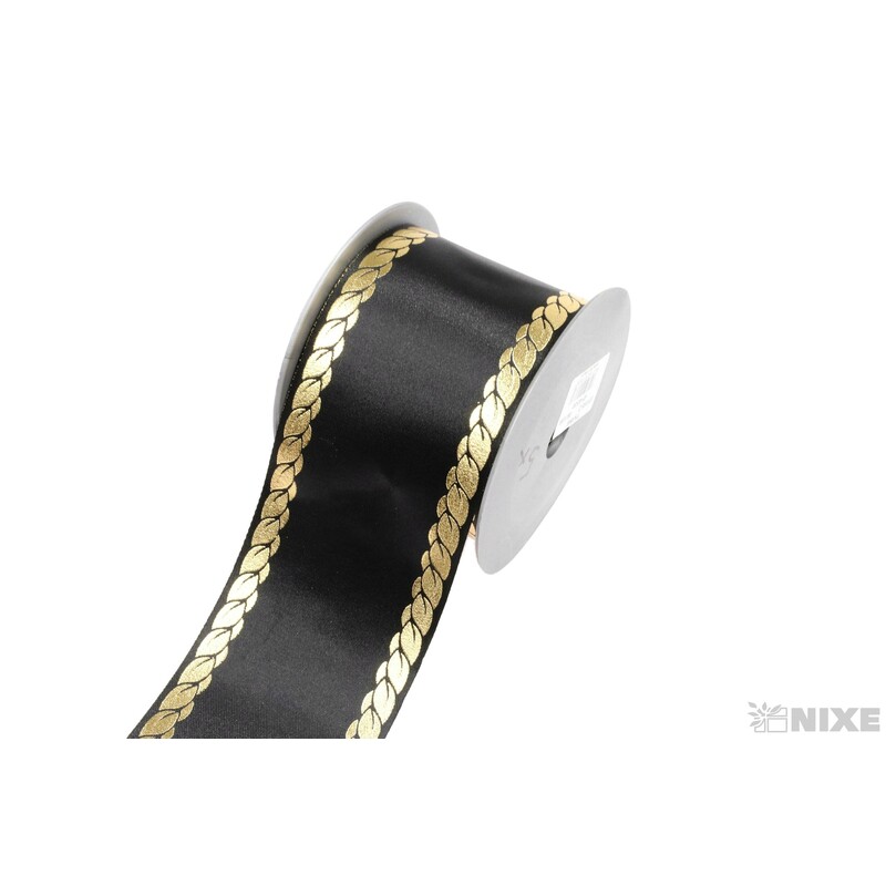 PL STUHA SMUTEČNÍ 80mmx10yd*ČERNÁ