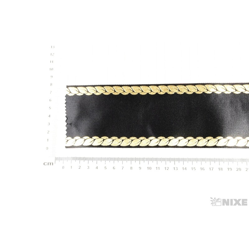 PL STUHA SMUTEČNÍ 80mmx10yd*ČERNÁ