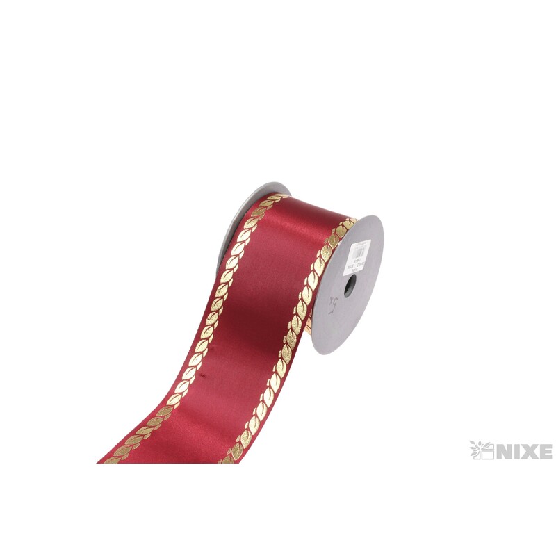 PL STUHA SMUTEČNÍ 80mmx10yd*BORDOVÁ