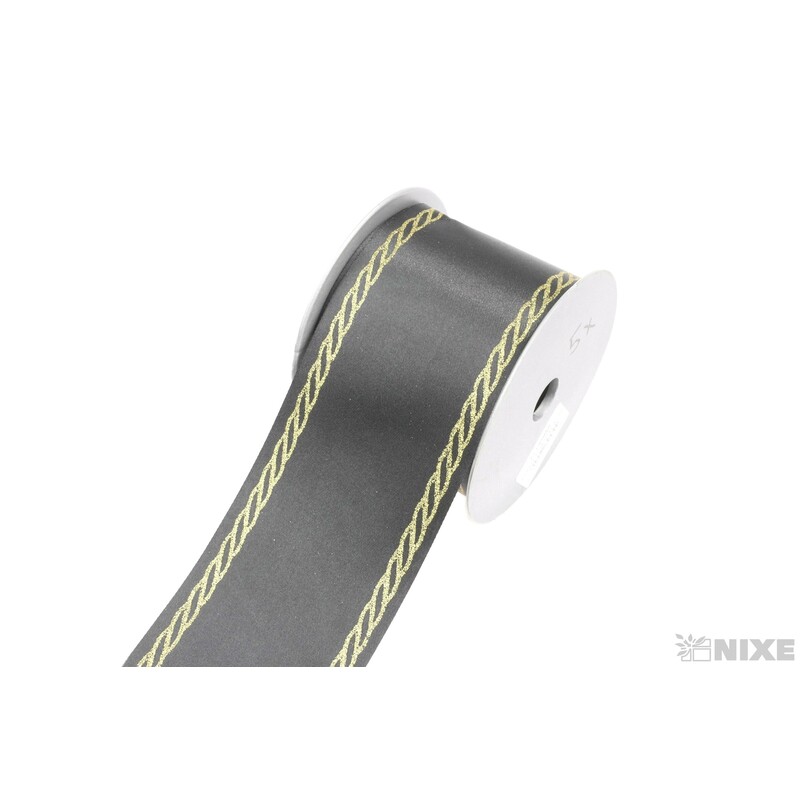 PL STUHA SMUTEČNÍ 80mmx10yd*ČERNÁ