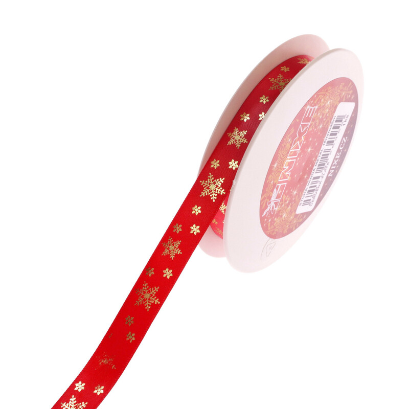 STUHA VANDA METAL 15mmx25m*ČERVENÁ-ZLATÁ