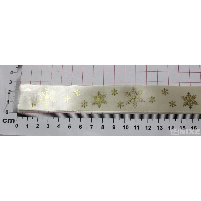 STUHA VANDA METAL 15mmx25m*KRÉMOVÁ-ČERVENÁ