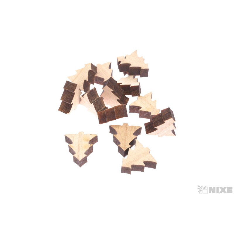 VÁNOCE MIX 2,5cm 48ks*PŘÍRODNÍ