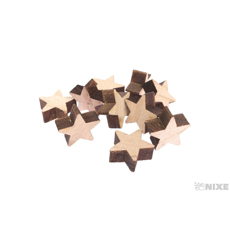 VÁNOCE MIX 2,5cm 48ks*PŘÍRODNÍ