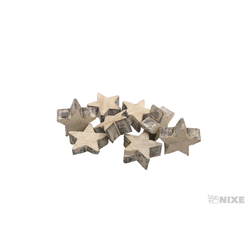 VÁNOCE MIX 2,5cm 48ks*BÍLÁ