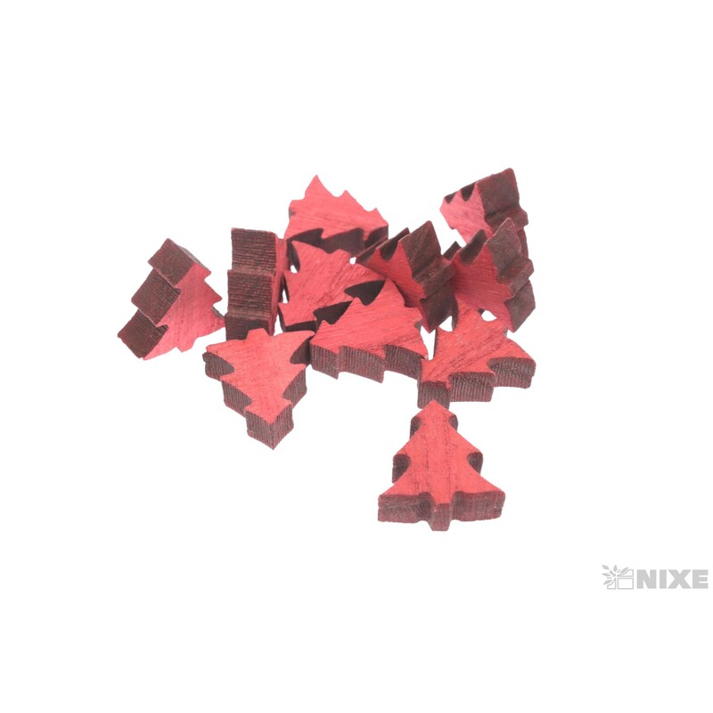 VÁNOCE MIX 2,5cm 48ks*ČERVENÁ