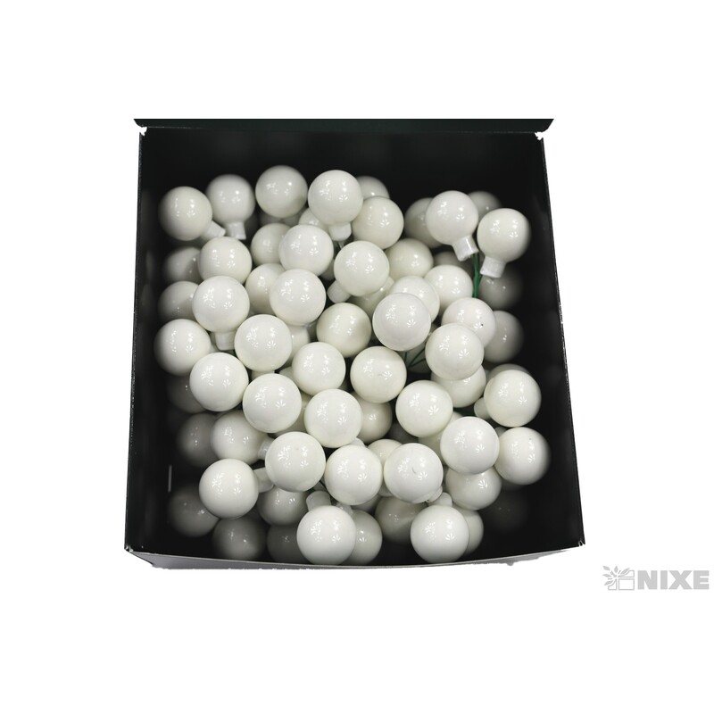 KOULE NA DR. 2,5x10,5cm 144ks*BÍLÁ