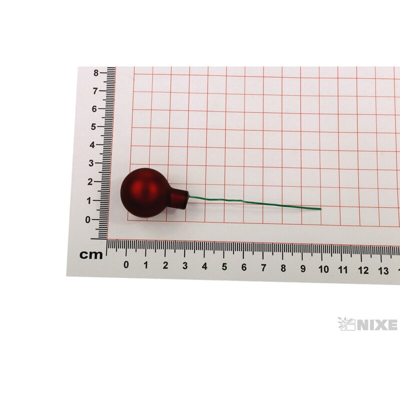 KOULE NA DR. 2,5x10,5cm 144ks MIX*ČERVENÁ