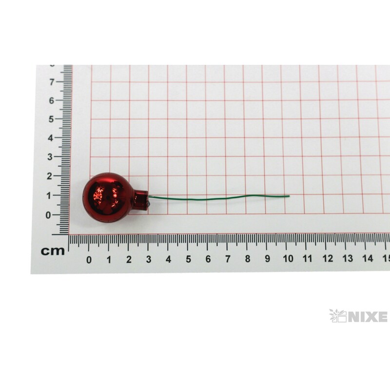 KOULE NA DR. 2,5x10,5cm 144ks MIX*ČERVENÁ