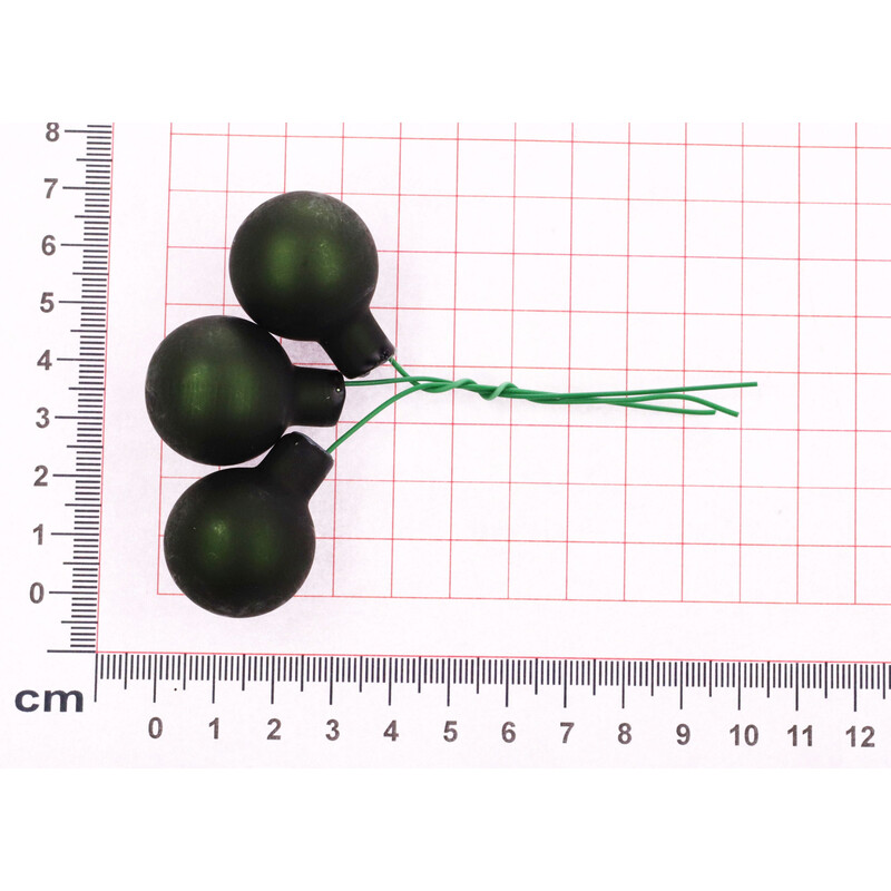 KOULE NA DR. 2,5x10,5cm 144ks MIX*ZELENÁ