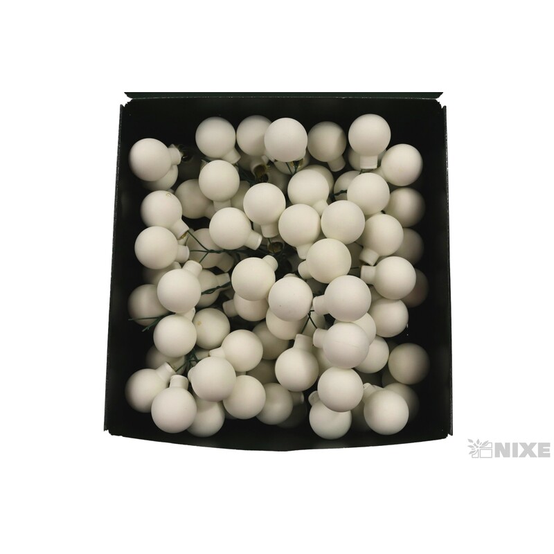 KOULE NA DR. 2,5x10,5cm 144ks MAT*BÍLÁ