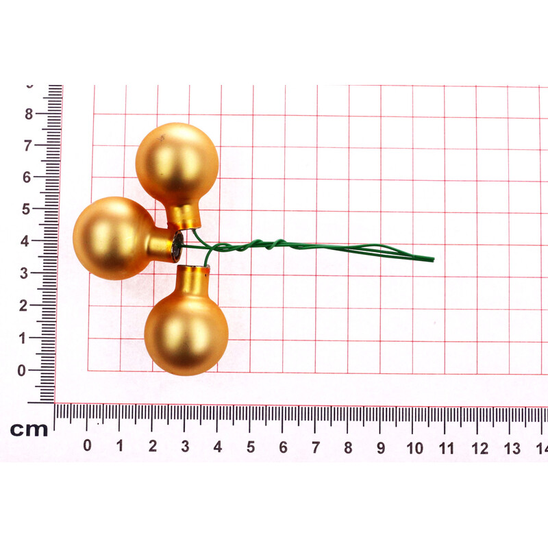 KOULE NA DR. 2,5x10,5cm 144ks MIX*ZLATÁ