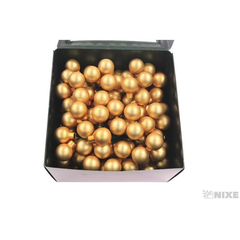 KOULE NA DR. 2,5x10,5cm 144ks MAT*ZLATÁ