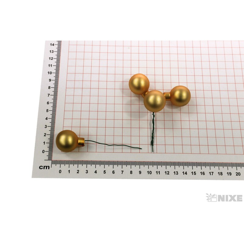 KOULE NA DR. 2,5x10,5cm 144ks MAT*ZLATÁ