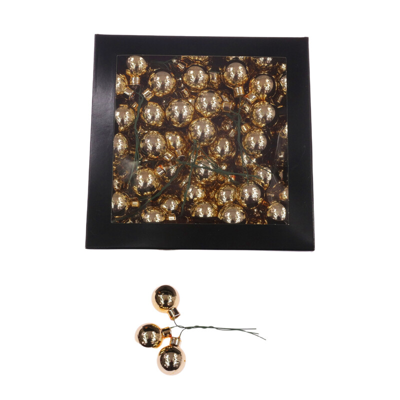 KOULE NA DR. 2,5x10,5cm 144ks*ZLATÁ