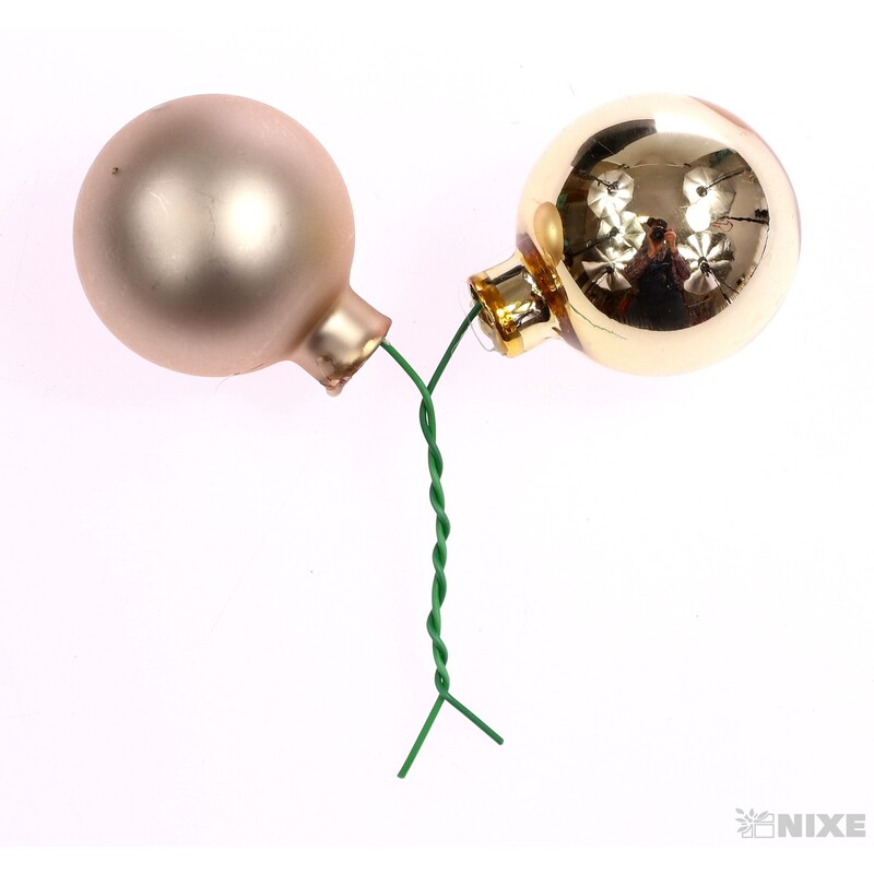 KOULE NA DR. 4x10cm 36ks MIX*ZLATÁ