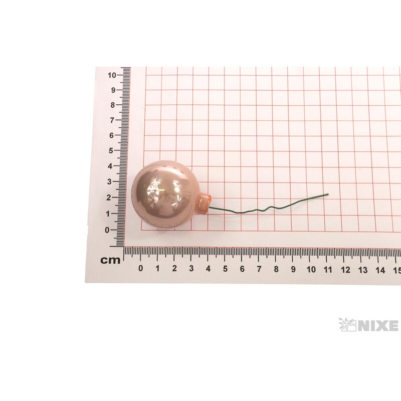 KOULE NA DR. 4x10cm 36ks MIX*RŮŽOVÁ