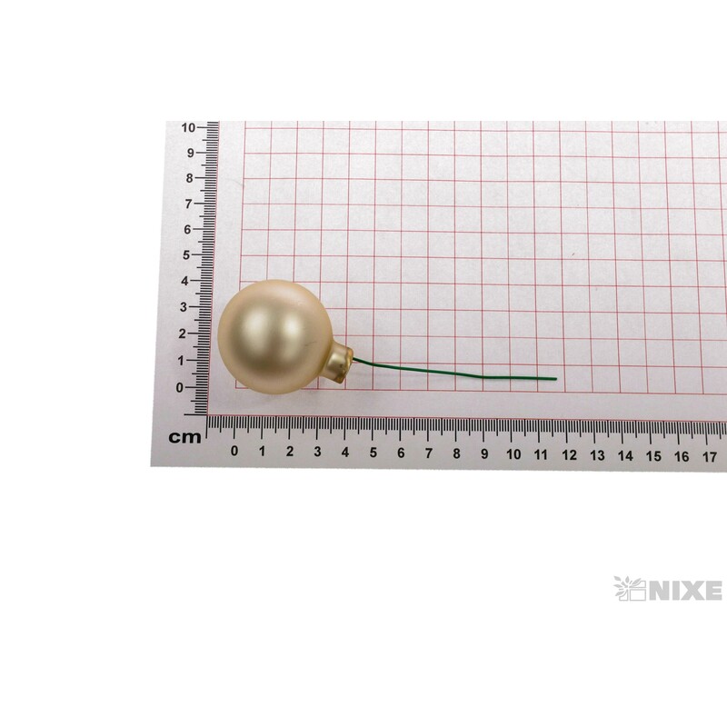 KOULE NA DR. 4x10cm 36ks MAT*ZLATÁ