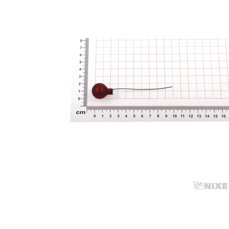 KOULE NA DR. 2x10,5cm 144ks MIX*ČERVENÁ TM.