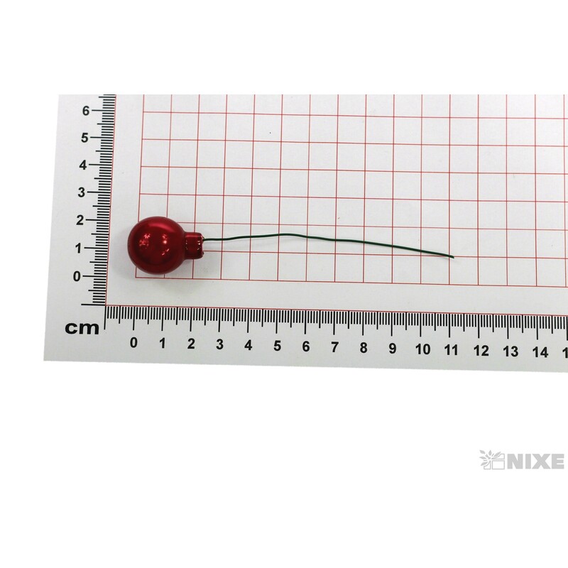 KOULE NA DR. 2x10,5cm 144ks MIX*ČERVENÁ