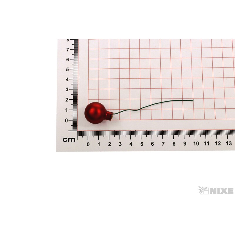 KOULE NA DR. 2x10,5cm 144ks MIX*ČERVENÁ