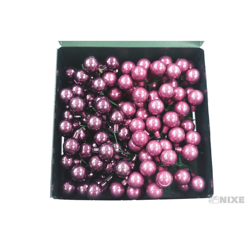 KOULE NA DR. 2x10,5cm 144ks MIX*FIALOVÁ